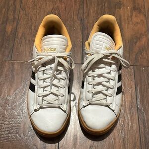 Adidas Grand Court Alpha “white flash orange”